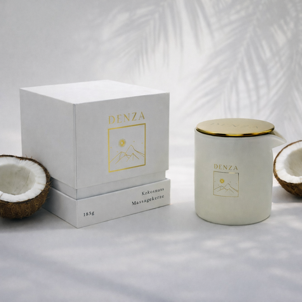 Kokosnuss Massagekerze
